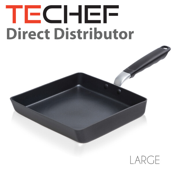 TeChef – (Large) Tamagoyaki Japanese Omelette Egg Pan / Made in Korea /Black