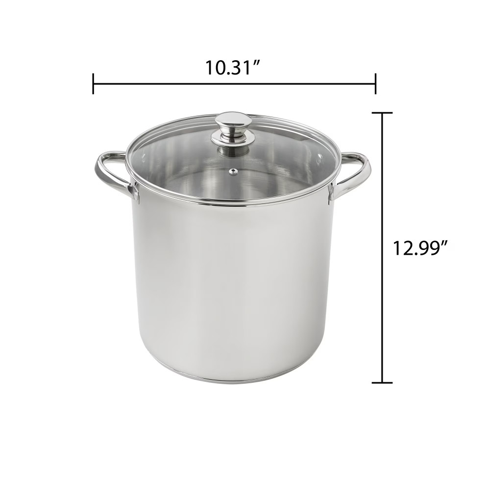 Vigor Heavy Duty Stock Pot – Stainless Steel