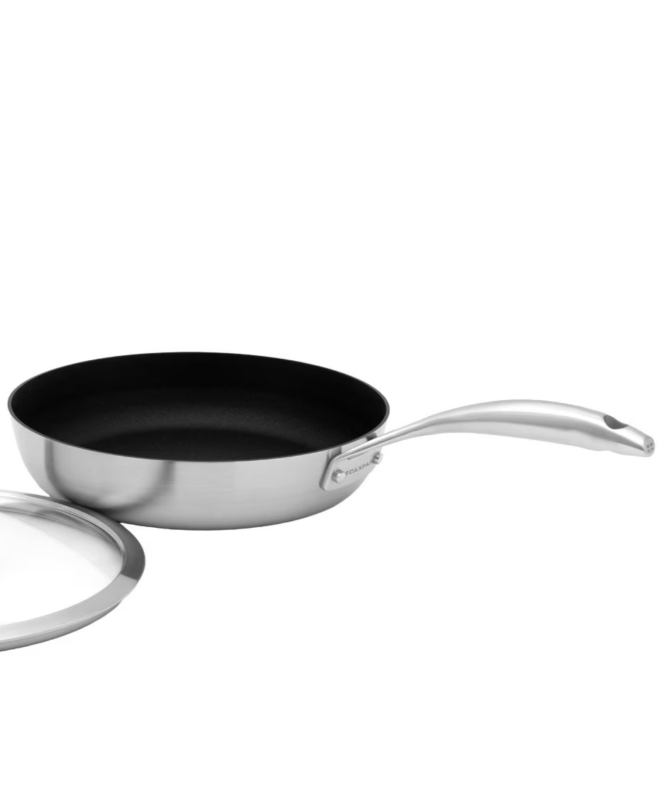 SCANPAN CS+ 3 QT Sauce Pan Saute STRATANIUM Steel Nonstick Frying DENMARK – Used