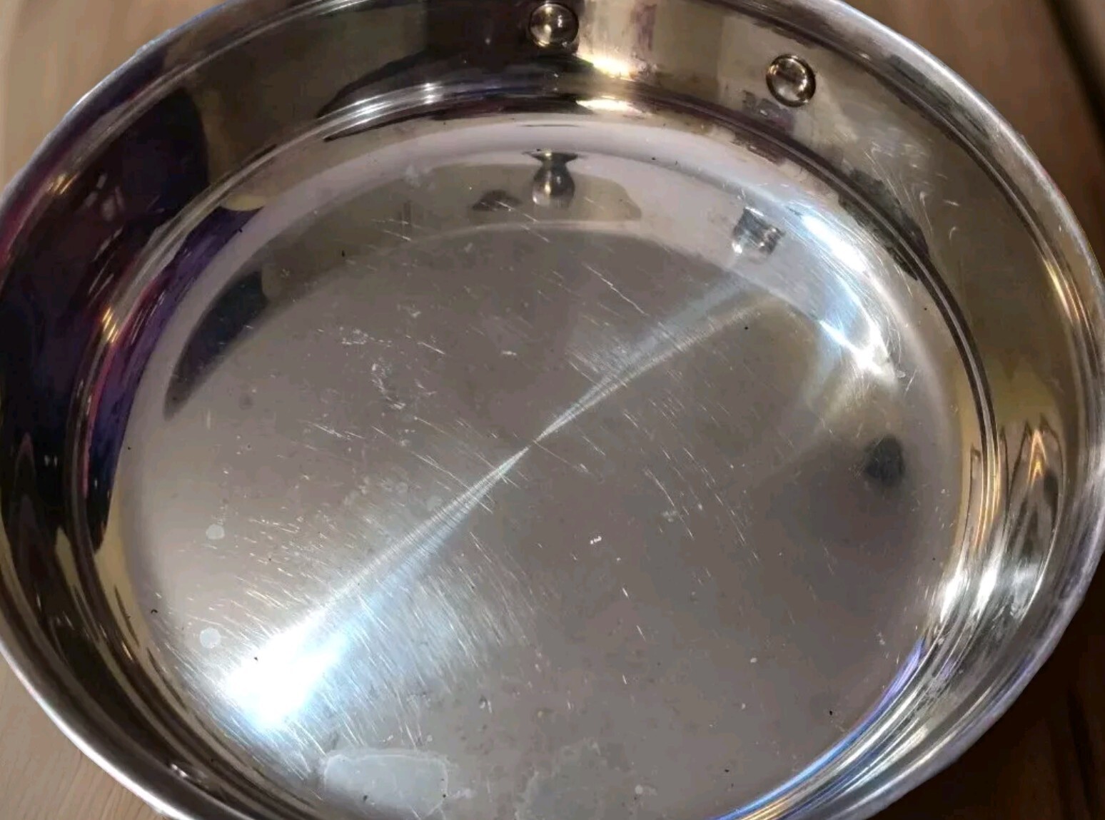 Maxam Cast Stainless 3 Ply 10″ Skillet Saute pan & Lid USA Stainless Handles