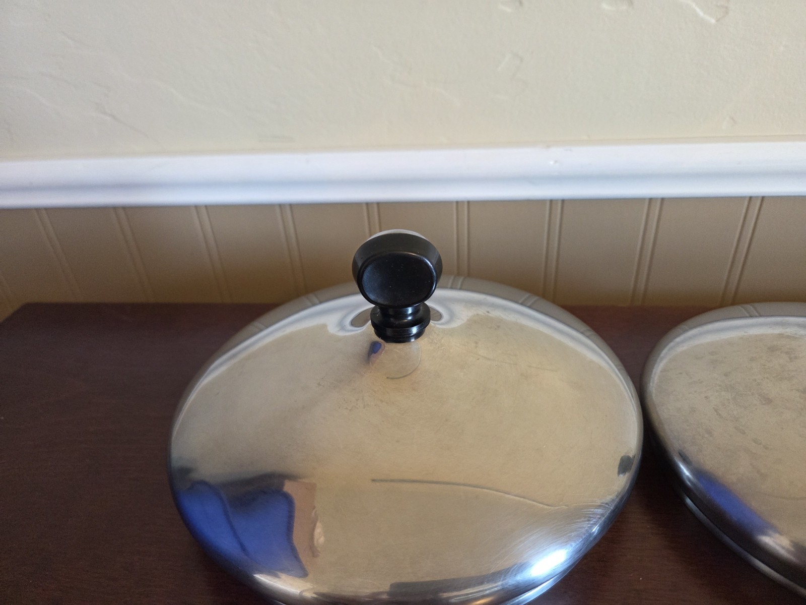 2 FARBERWARE Cookware Replacement Lids Stainless 6.25 & 5.25 ” Inside