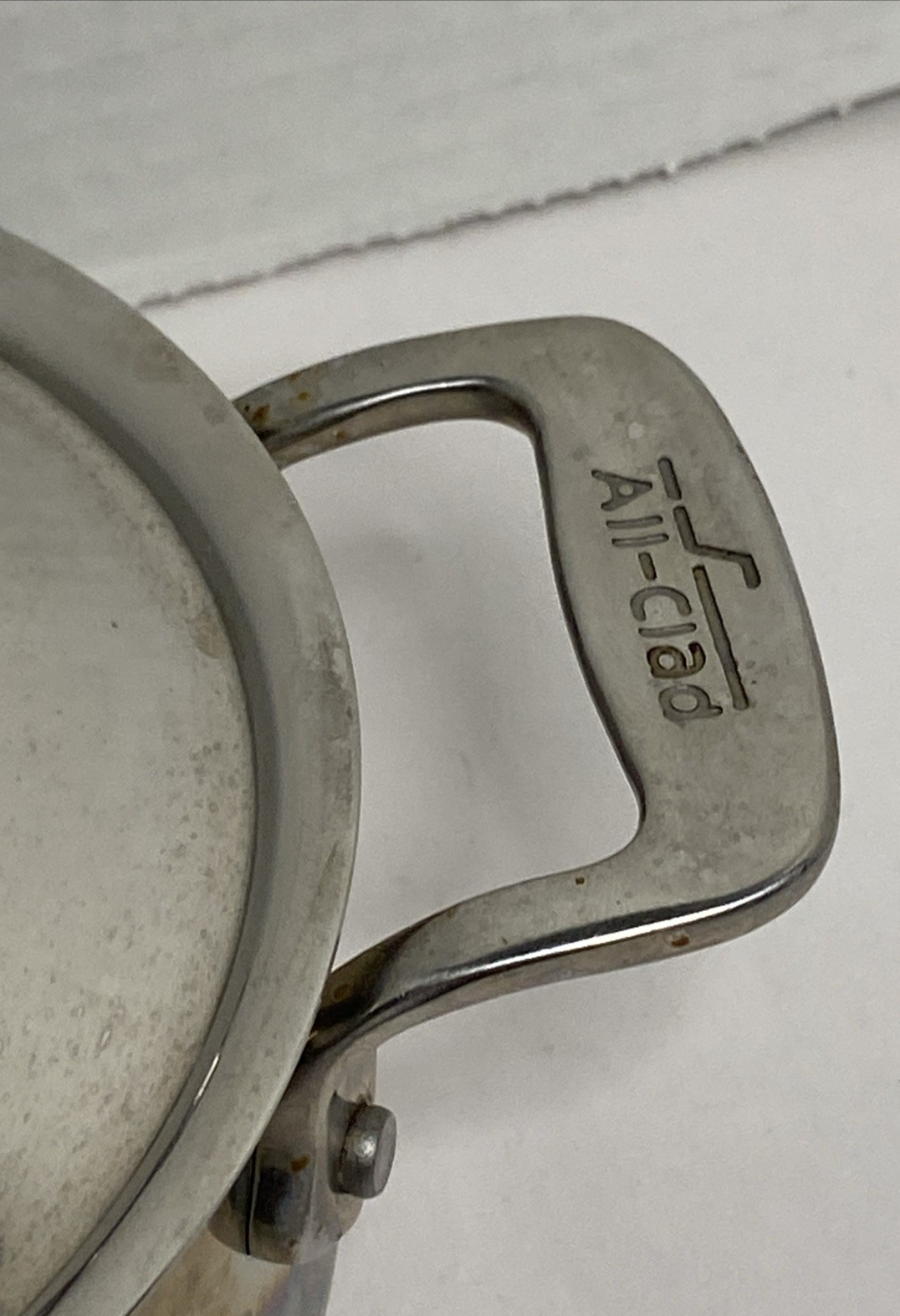 All-Clad Stainless Steel Mini Dutch Oven Cocotte Pot with Lid .5 Qt Heat Stains