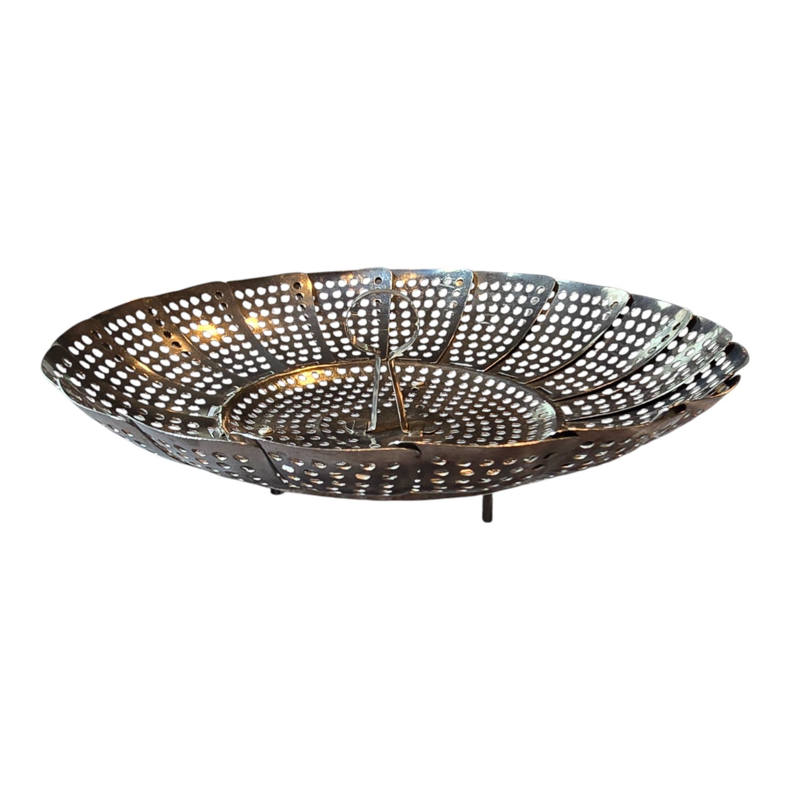 Trend Vegetable Steamer Basket Foldable Adjustable Stainless Steel Pot Insert