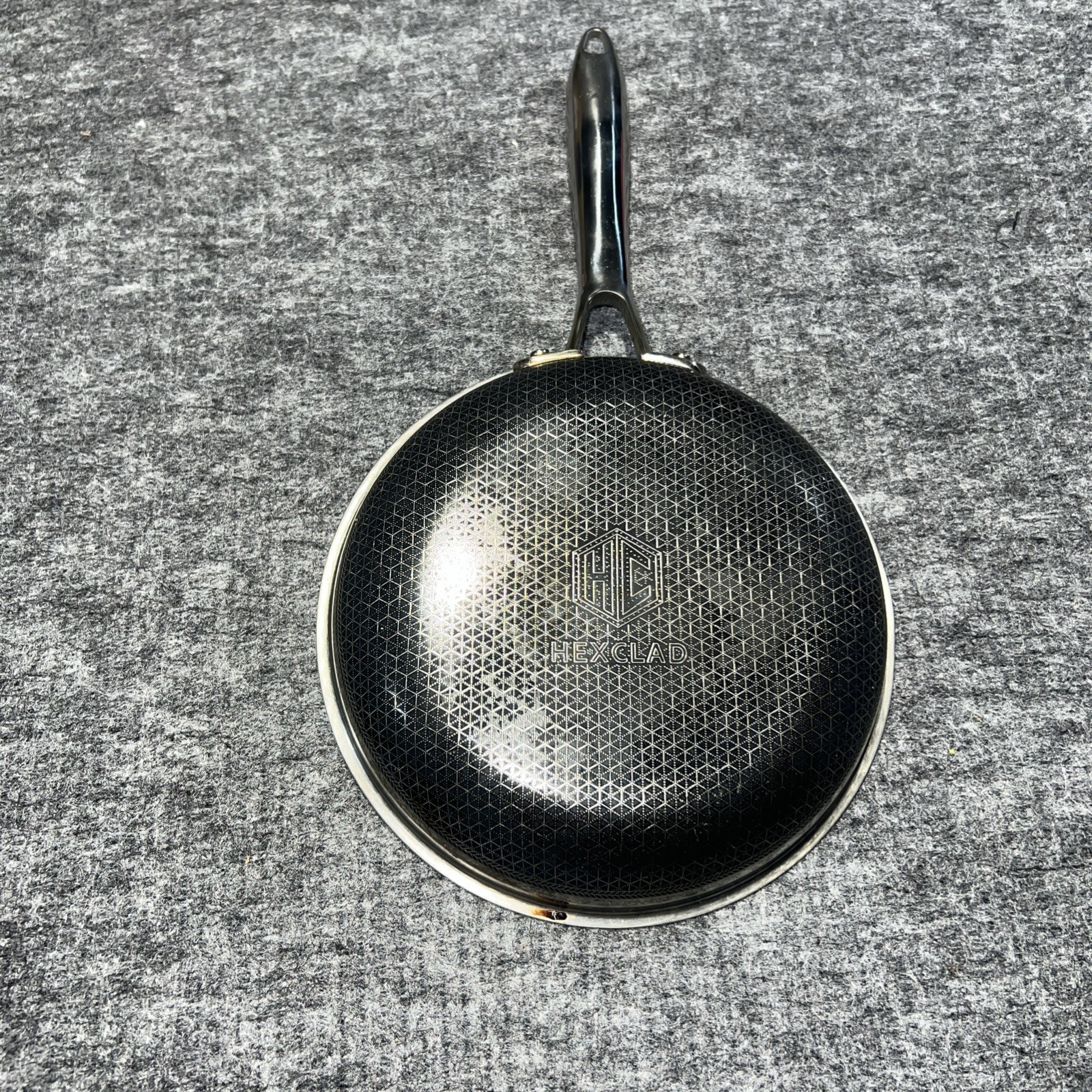 HEXCLAD 8″ Fry Pan Hybrid Stainless Steel Non-Stick Frying Pan No Lid