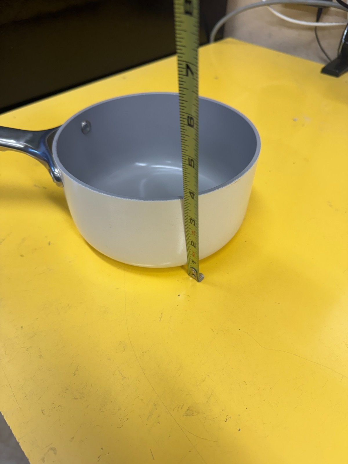NEW Caraway Home 1.75 qt Mini Sauce Pan no lid CREAM