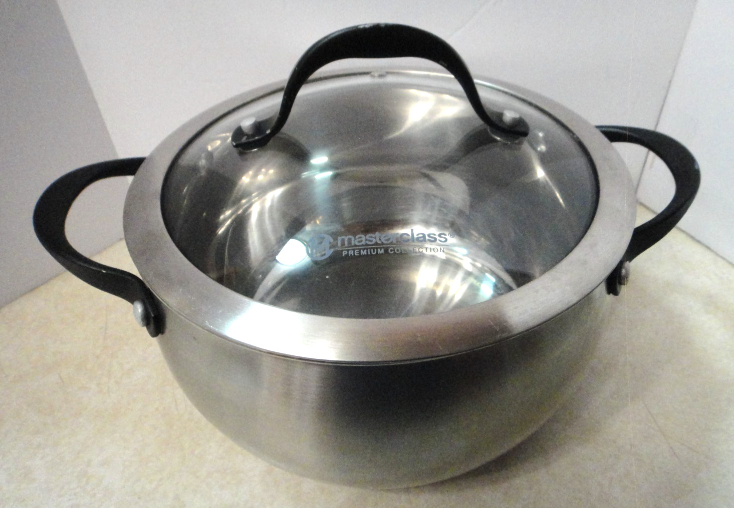Masterclass Premium Stainless Steel Pot With Lid