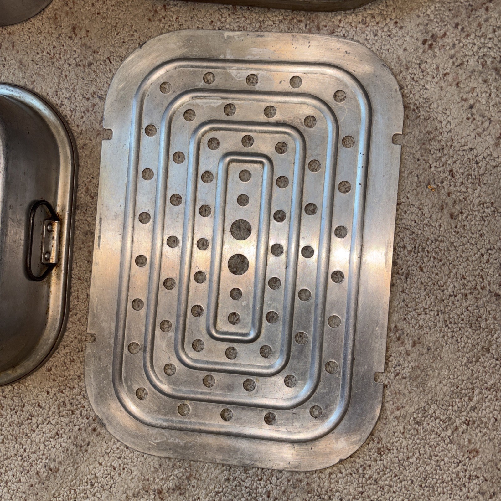 Wear-Ever Roaster Roasting Pan Canner Four-piece Set No. 225 Roaster/Steamer GUC