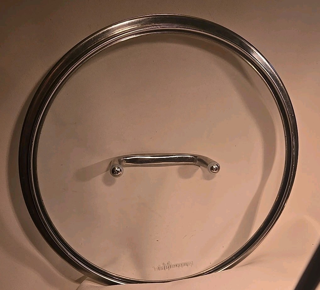 Pampered Chef 11″ Stainless Steel Skillet Replacement Glass Lid ONLY