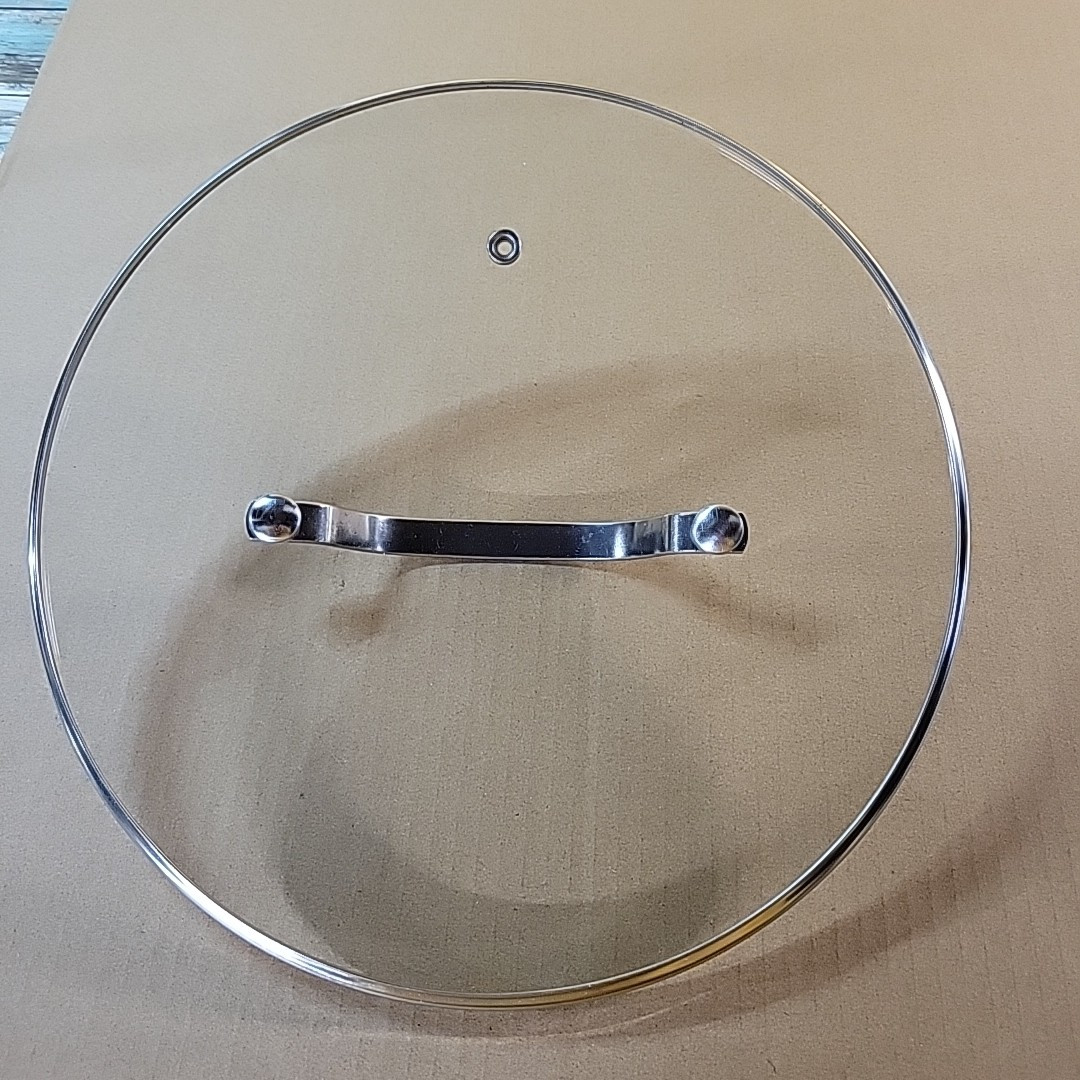 Gotham Steel Glass Round Replacement Lid for Pot Pan Skillet 9 3/8″ Inside