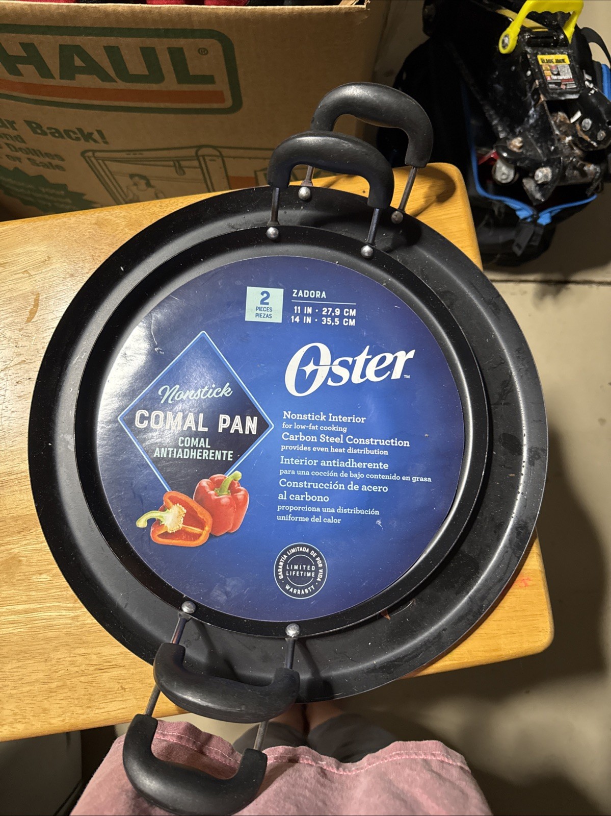 Oster 2 Pieces Zadora Comal Pan 11 In And 14 In