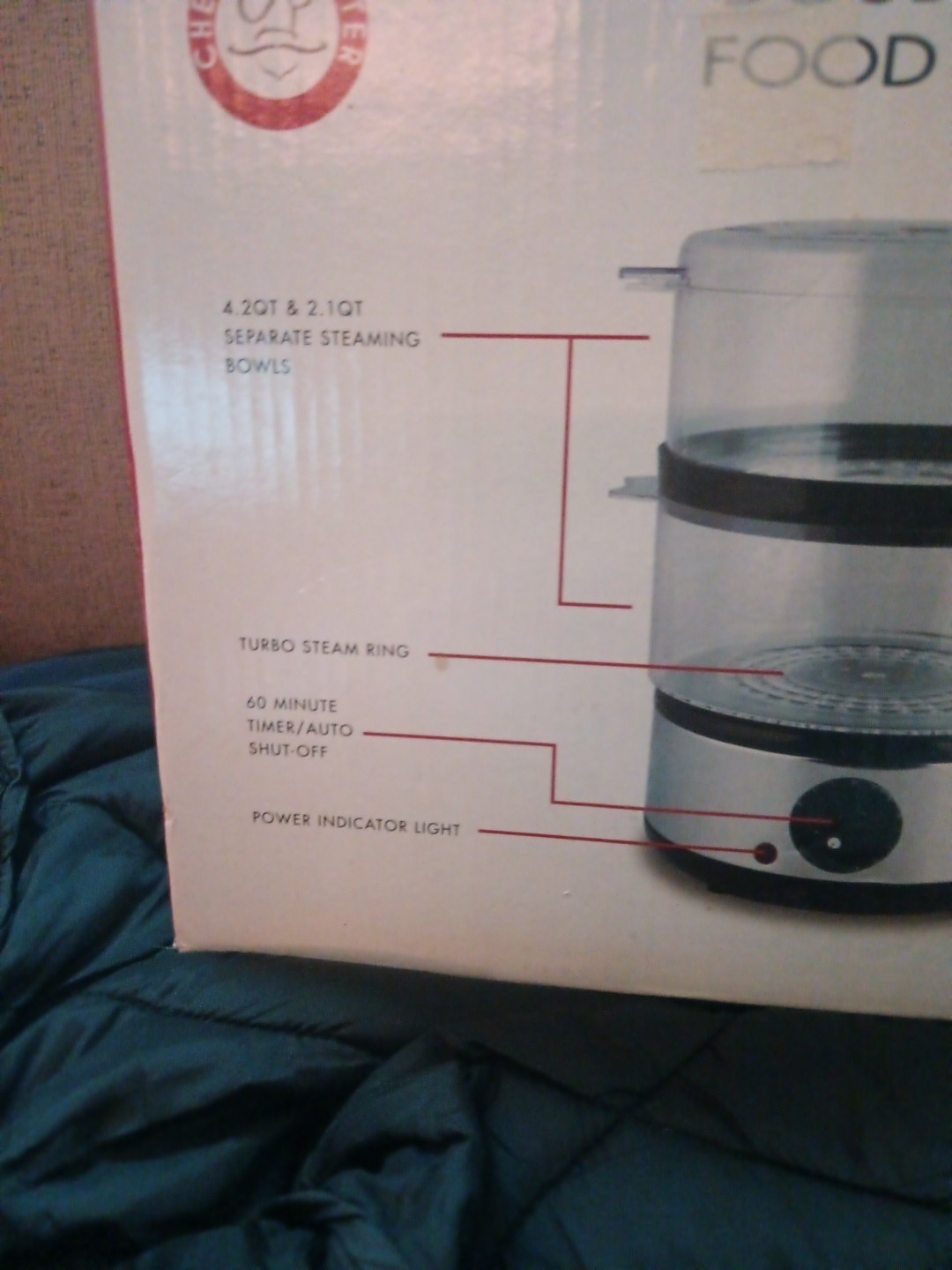 Chef’s Counter Double Tiered Food Steamer