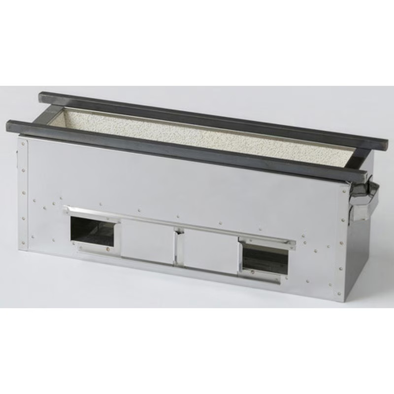 TERUHIME TK-414 Stainless Charcoal Yakitori BBQ Grill Hibachi Konro 45×14cm JPN