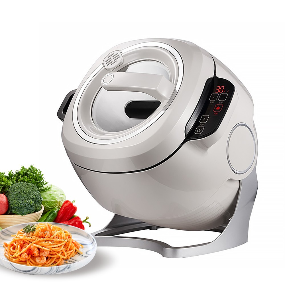 6L 360° Automatic Cooking Machine Automatic Rotation Stir Frying Smart Touch