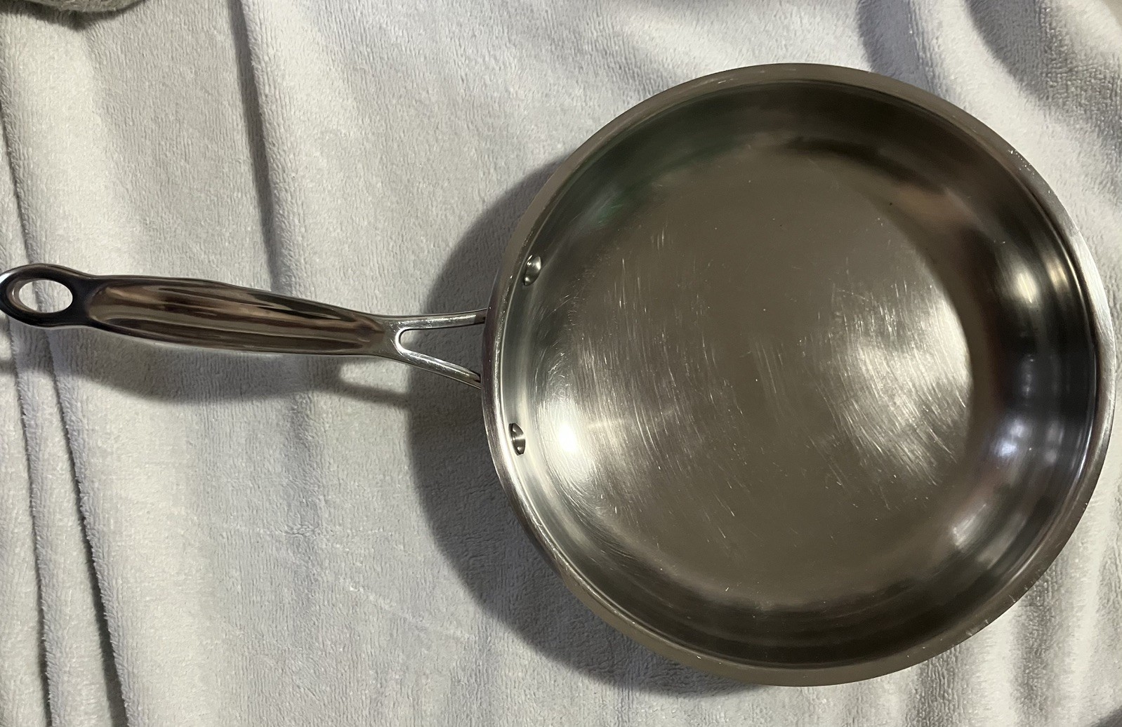 Cuisinart Model #722-20 8 in/20cm Stainless Steel Frying Pan Skillet Used
