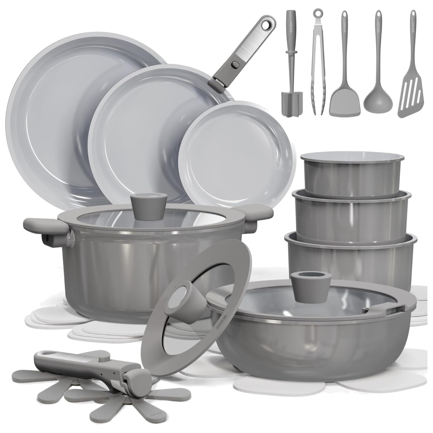 26PCS Pots and Pans Set Non Stick, Cookware Set Pots and Pans Induction Cook War