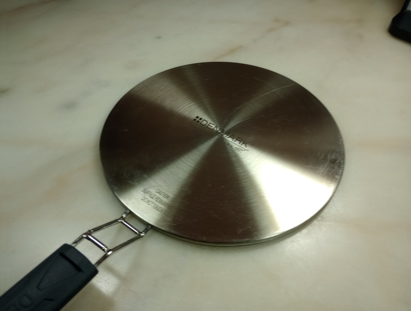 DENMARK Tools For Cooks, Stainless Steel Tava Flat Pan 8″ Crepe Pan.
