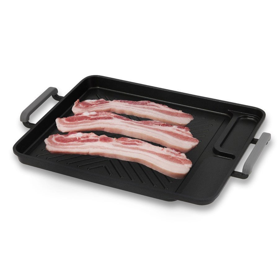 Happycall X-Grill IH Square Grill Pan 13in Non-Stick BBQ Plate Induction Korea
