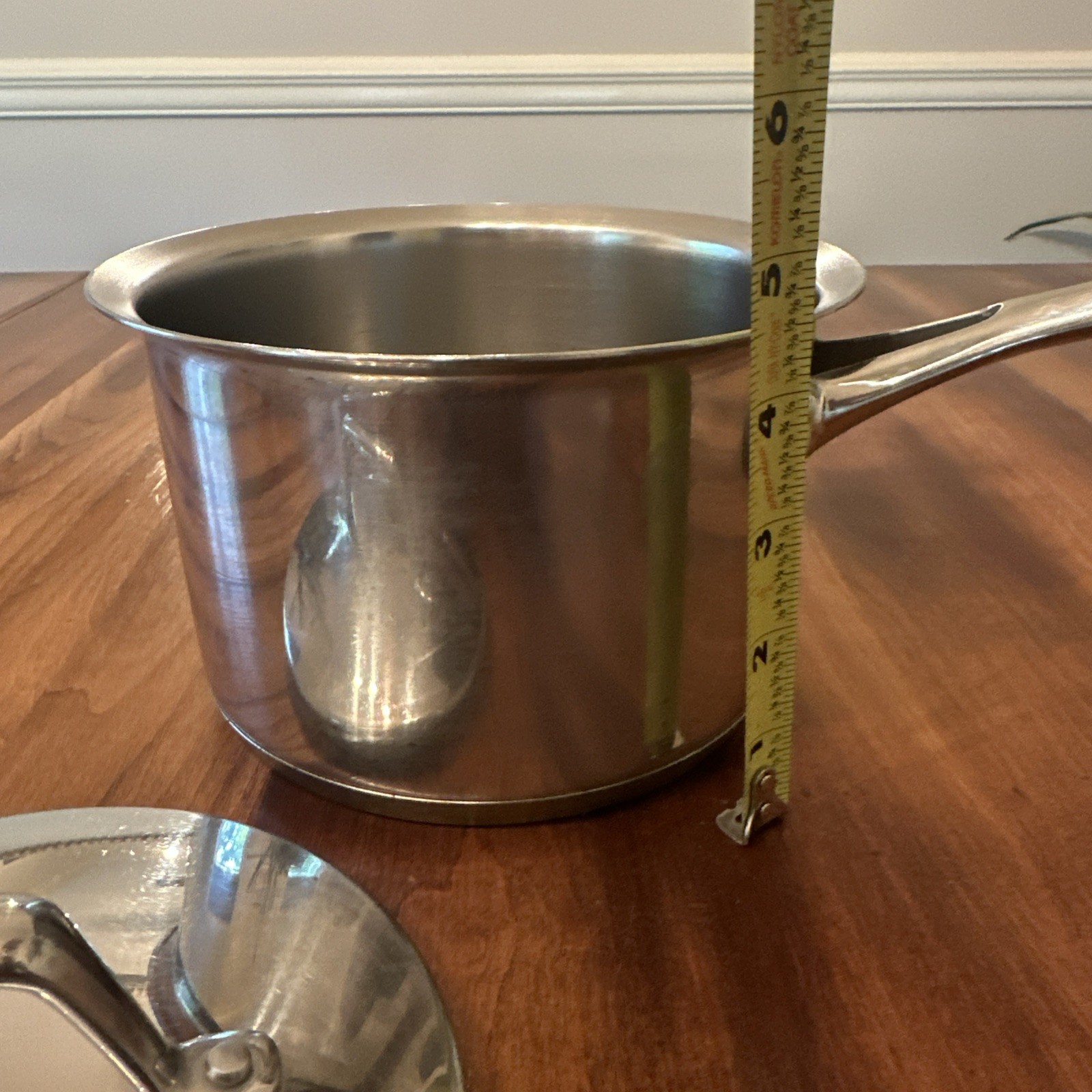 Tramontina 18/10 Stainless Steel Saucepan with Lid 16 Cm Made in Brazil