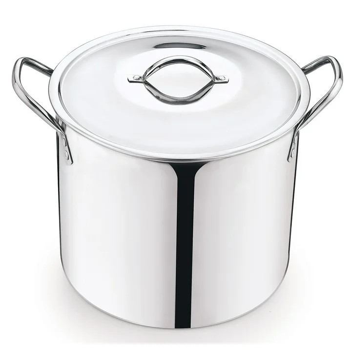 Mainstays 12 Qt Stainless Steel Stock Pot w/ Lid Soup Pasta Cooking Pot