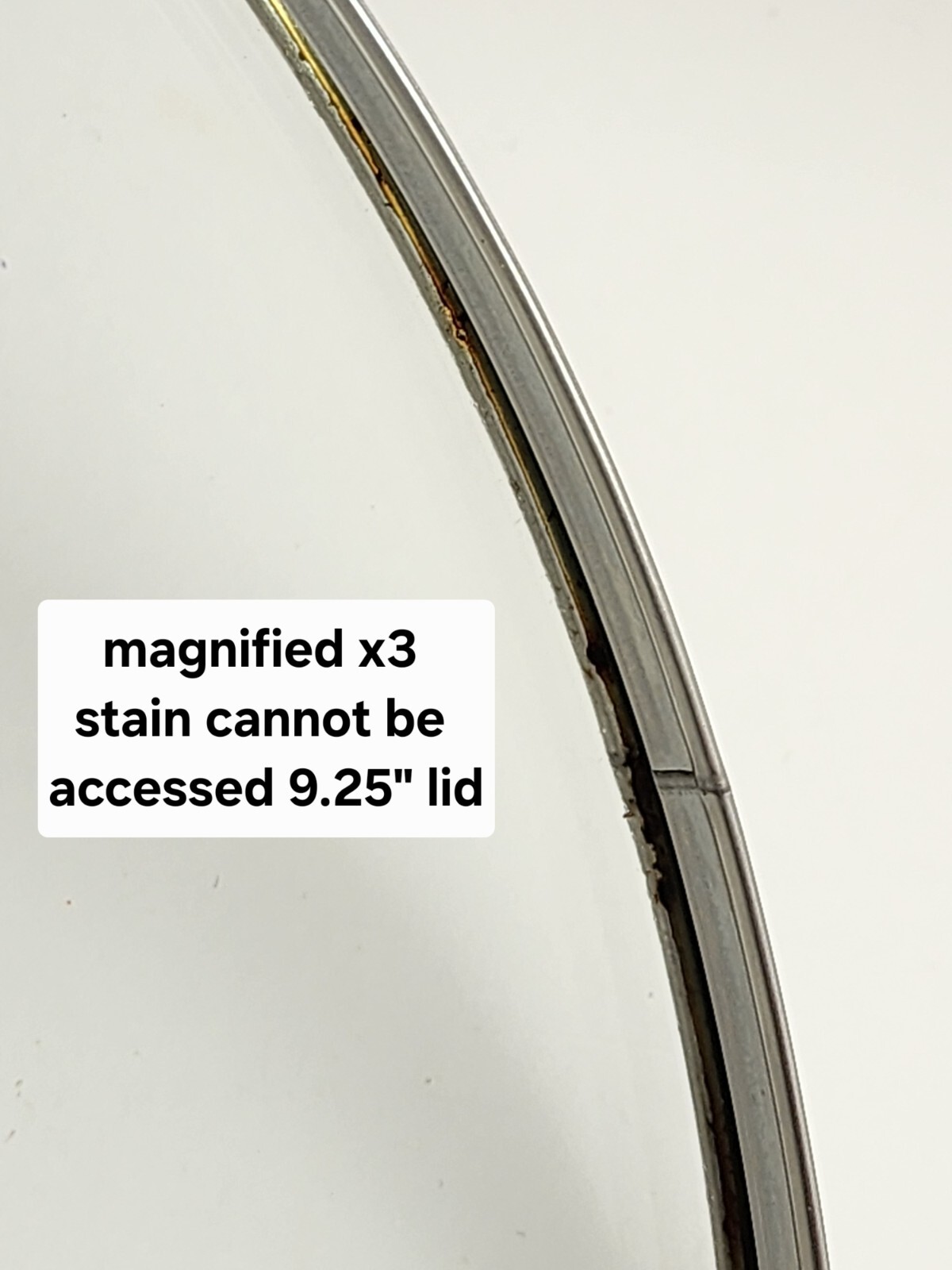 Gotham Steel Replacement Lid 9.25″ 7″ 6″ Tempered Glass Stainless Steel Set 3