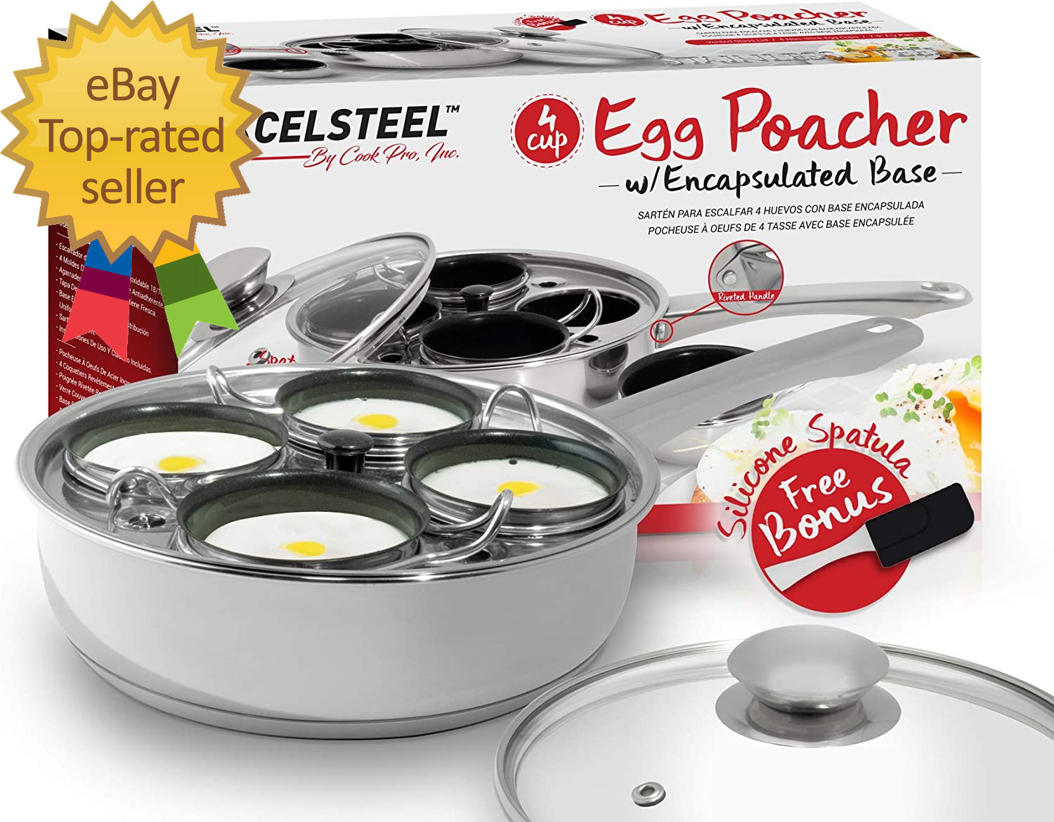 Non Stick Easy Use Rust Resistant Home Kitchen Breakfast Brunch Induction