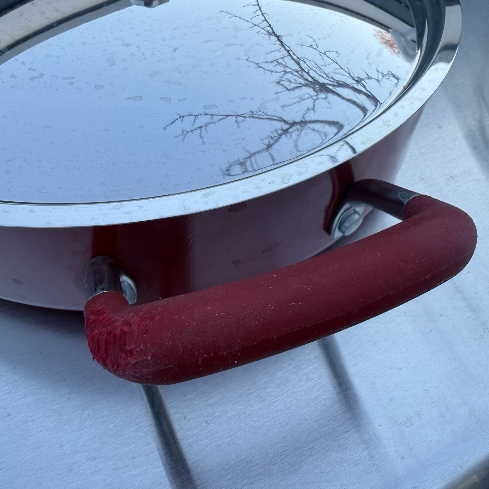 KitchenAid Hard Base Saute Pan 12” Balanced Heat Distribution T Q03 READ*