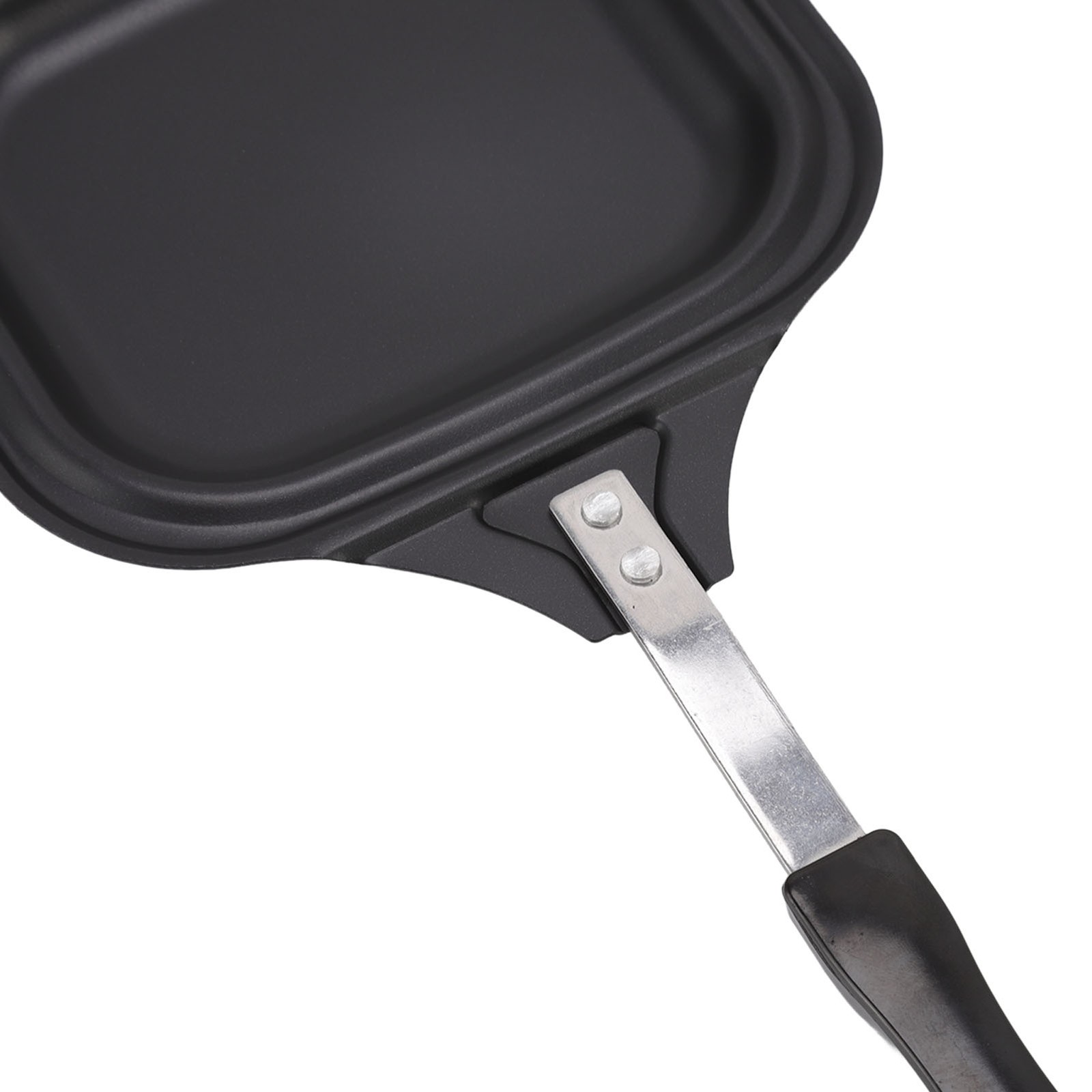 Frying Pan Even Heating Easy Cleaning Double Sided Iron Pancake Pan For Rest SET