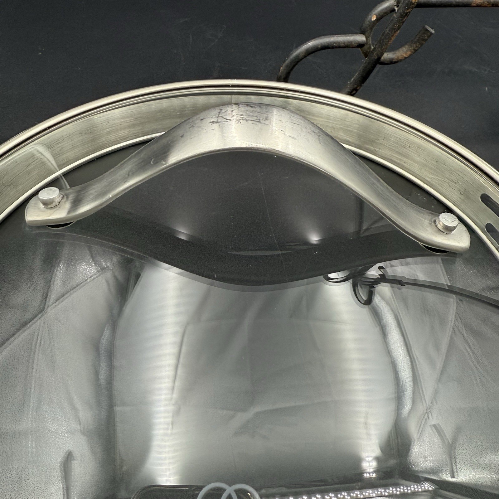 Calphalon 8 3/4″ Inside Rim 9 3/4” Outside Rim Glass Replacement Strainer Lid