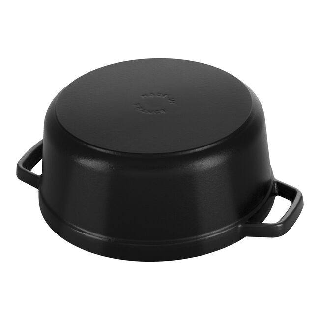2.75 qt, Round, Dutch Oven – Color Black Matte