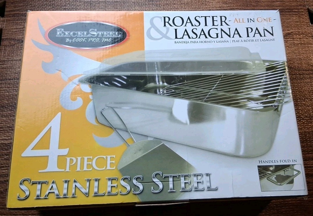 Cook Pro 4-Piece All-In-1 Lasagna and Roasting Pan