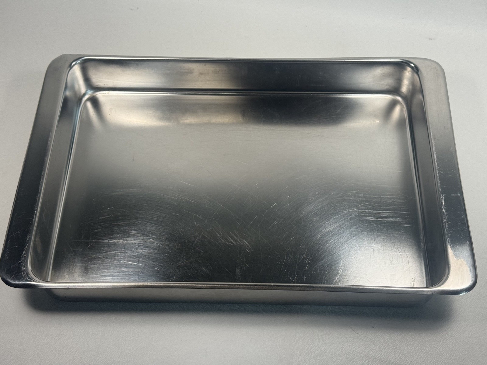 REVERE WARE 9×13 Rectangular Roasting Baking Pan 4 Qt. Stainless Steel #2523