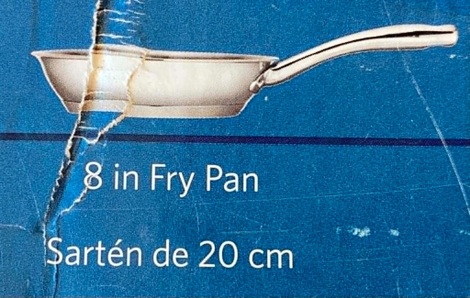 Tramontina Gourmet 8″ Fry Pan Skillet Tri-Ply Base 18/10 Stainless Brazil NEW
