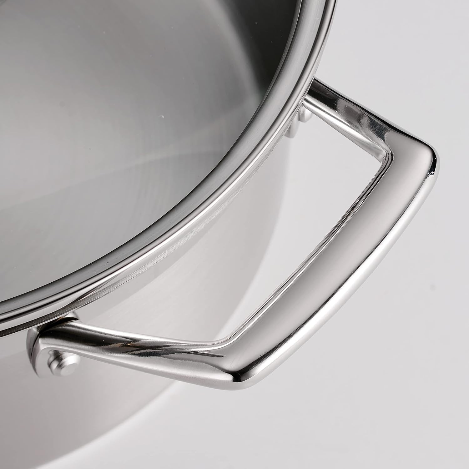 5-quart stainless steel steamer set dutch oven with steamer insert glass lid