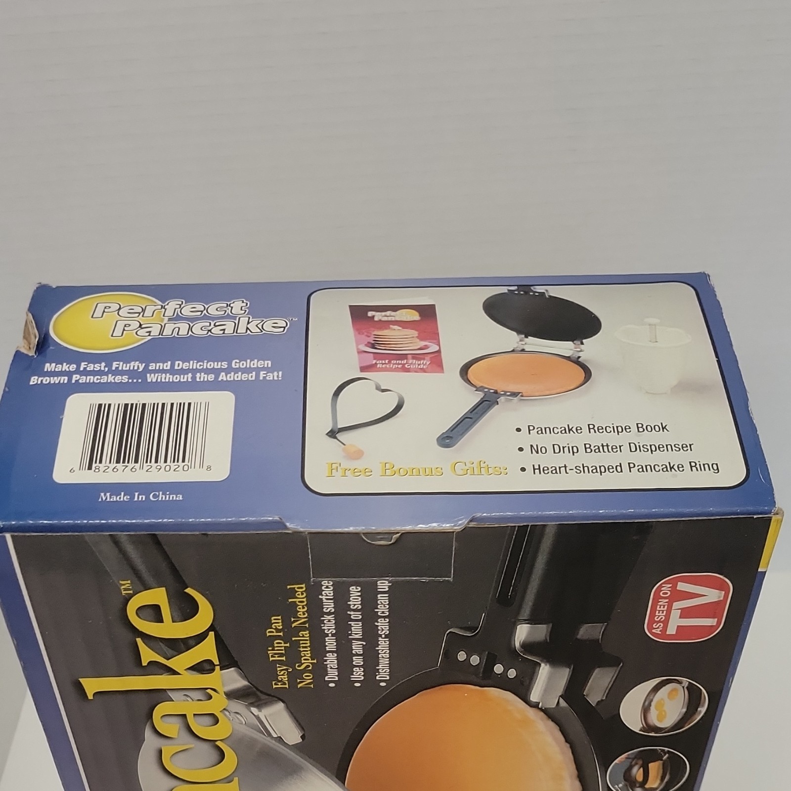 Perfect Pancake Non-Stick Easy Clean Pan Set w Dispenser