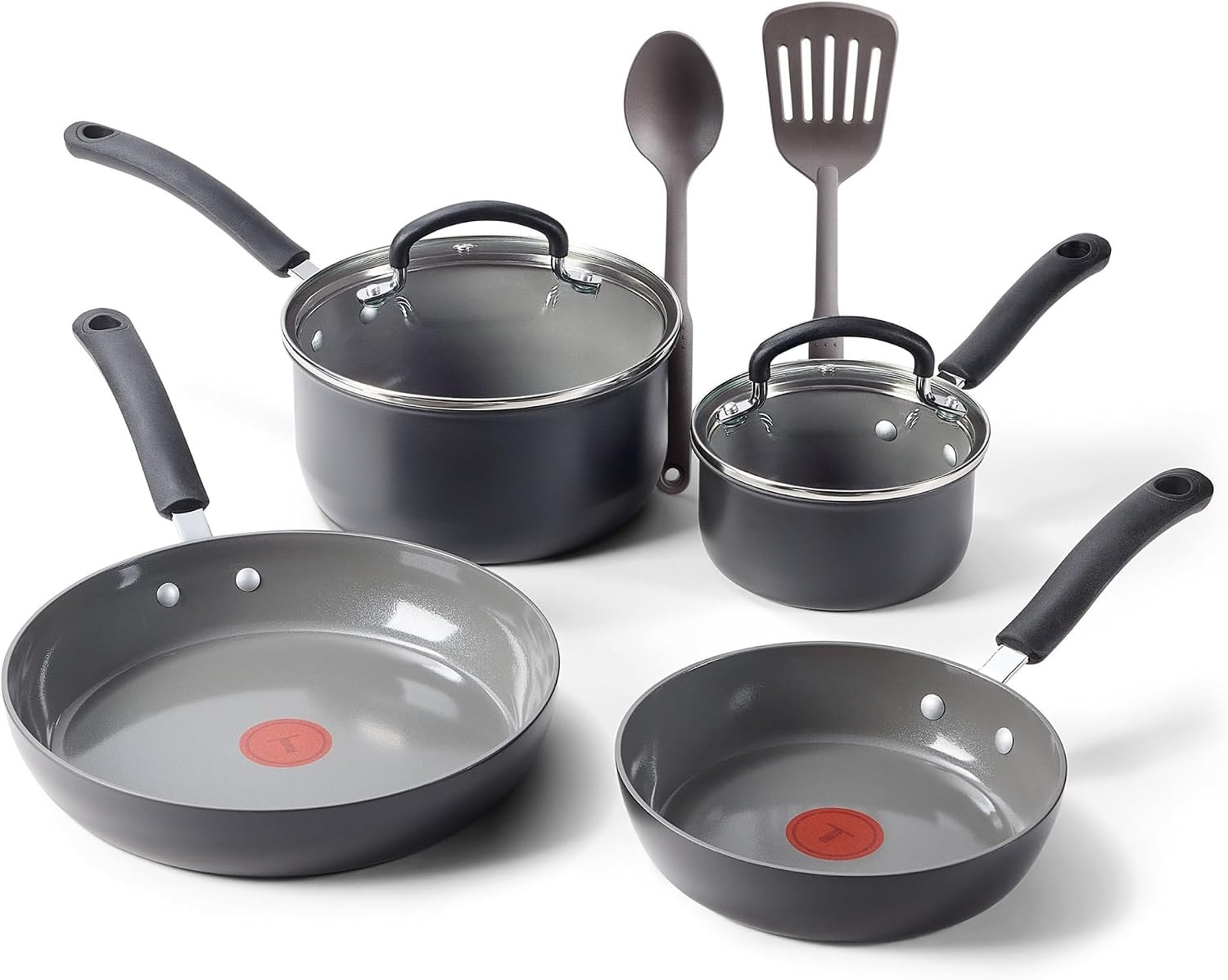 Ultimate Hard Anodized Nonstick Fry Pan Set 2 Piece 10 12 Inch Oven Broiler Safe