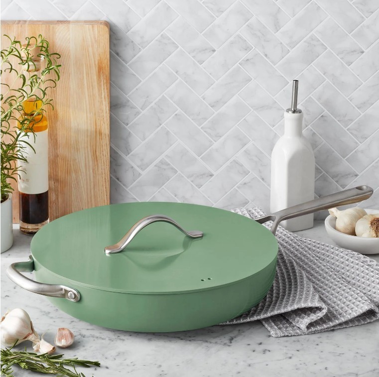 5.5-Quart Modern Ceramic Jumbo Cooker Nonstick All Cooktops Durable