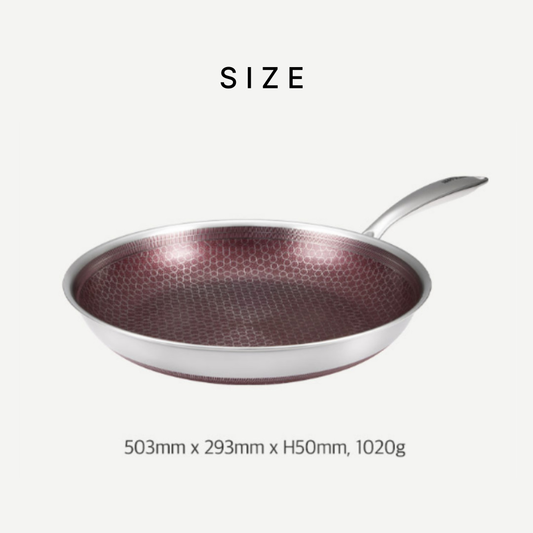 HAPPYCALL Etching Armor IH Frying Pan 11″(28cm)