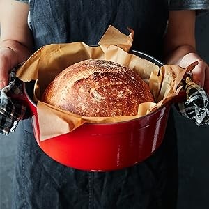 Cast Iron Dutch Oven 1.25-qt Round Cocotte, Made in France, Serves 1, Matte