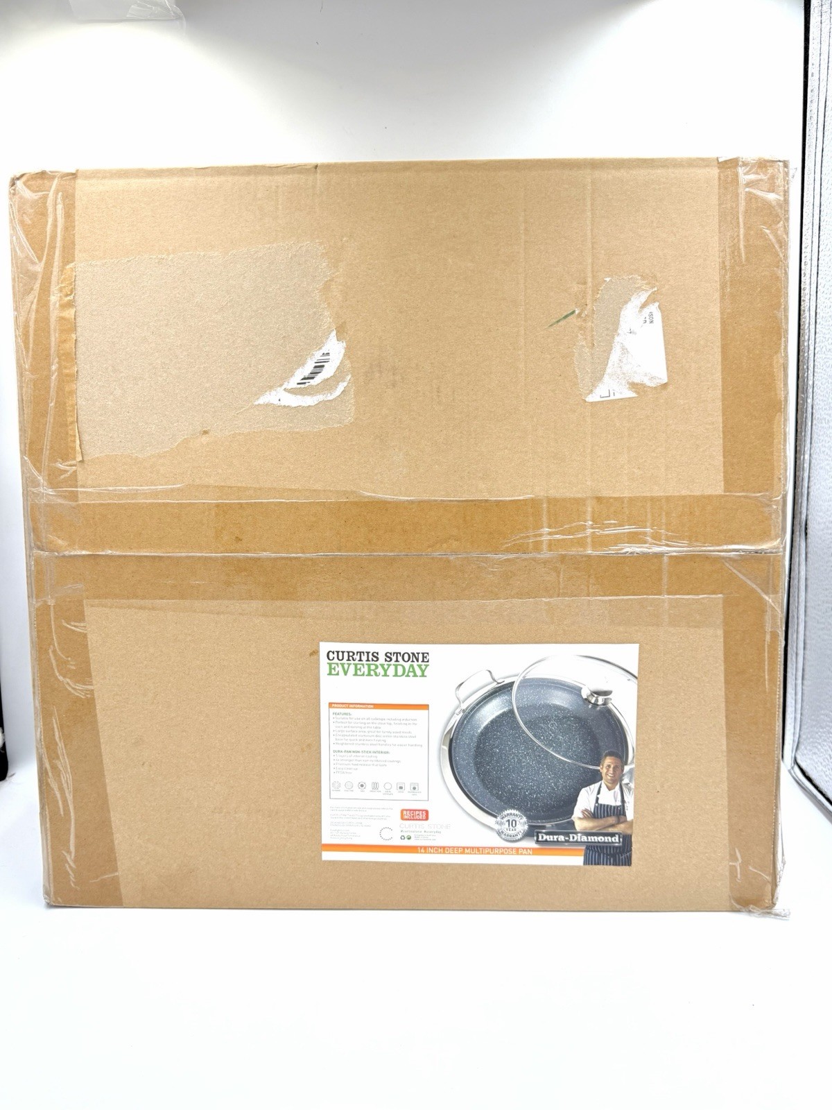 New Curtis Stone Everyday 14″ Dura-Diamond Deep Multipurpose Pan
