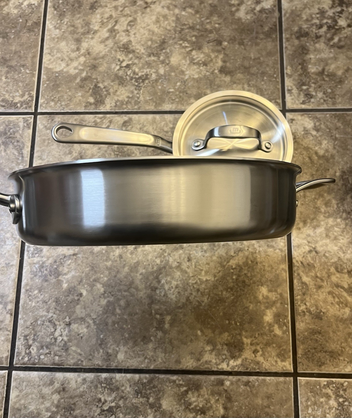 Made In Cookware Stainless 3.5 QT Saute Pan Pot & 2QT Saucepan Made-In Italy