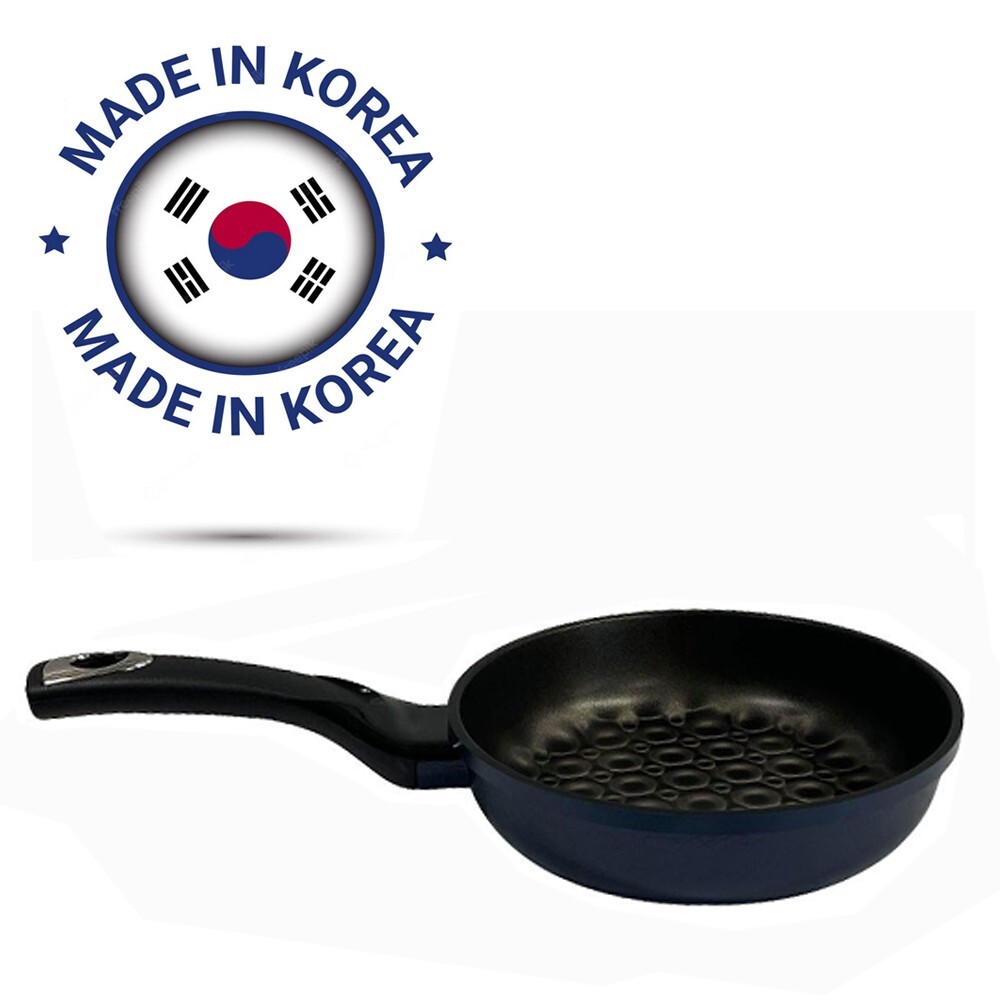 MADE IN KOREA – 3D Diamond Coating Nonstick Wok Frying Pan Cookware 6” (20cm)