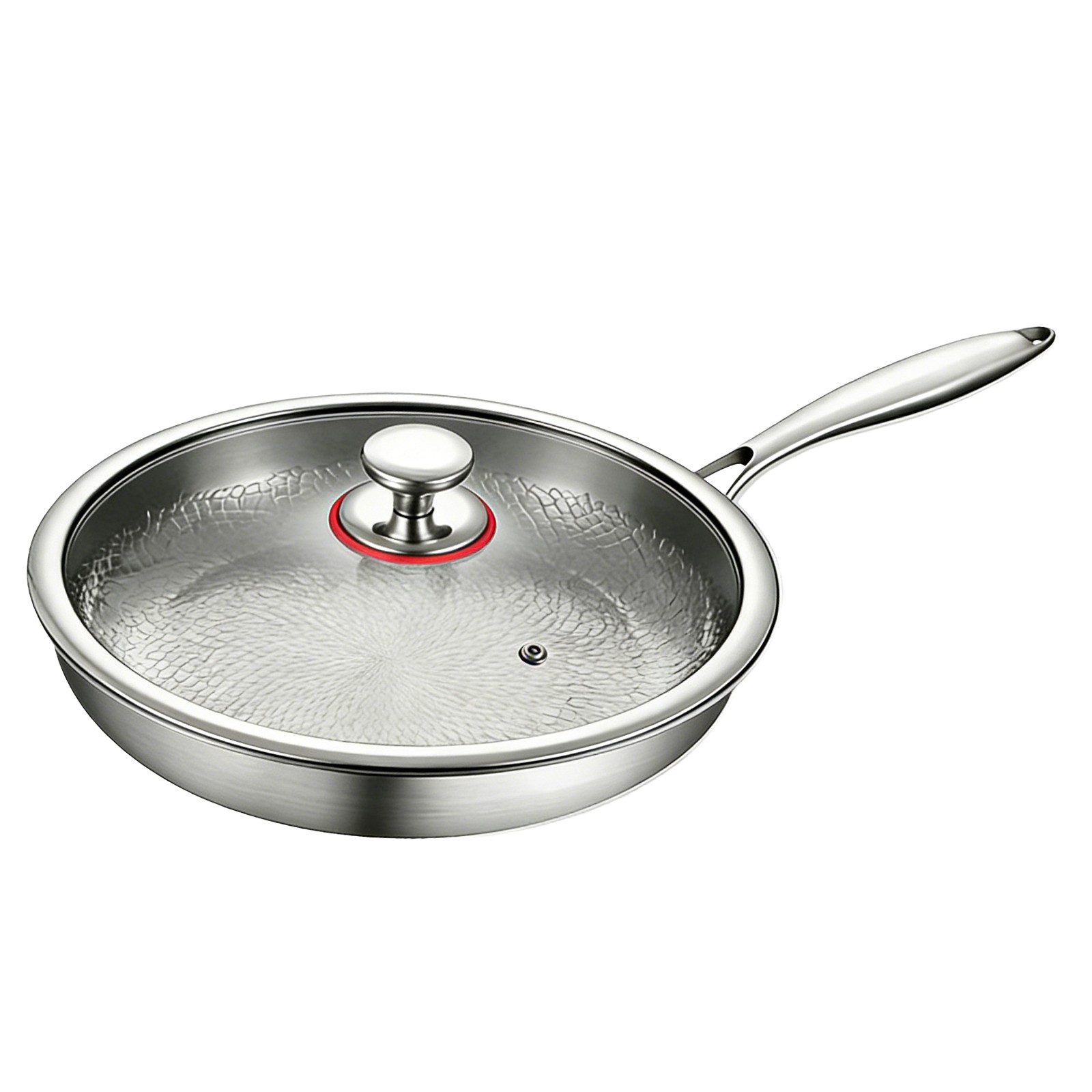 11.81 In Searing Pan，titanium Frying Pan，everyday Pan, Versatile Pan With Lid