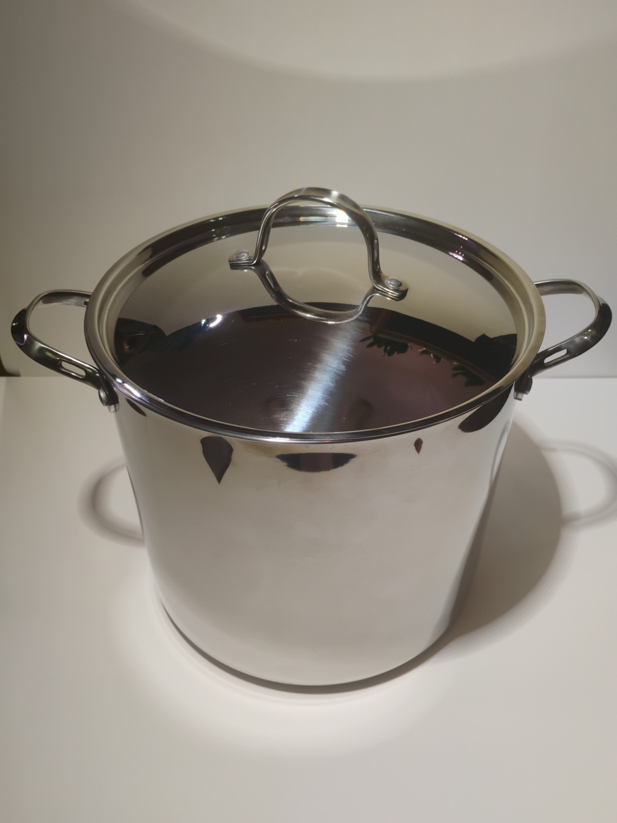Cooks Standard Clad 16 Quart 18/10 Stainless Steel Stock Pot w/ Lid Deep Large