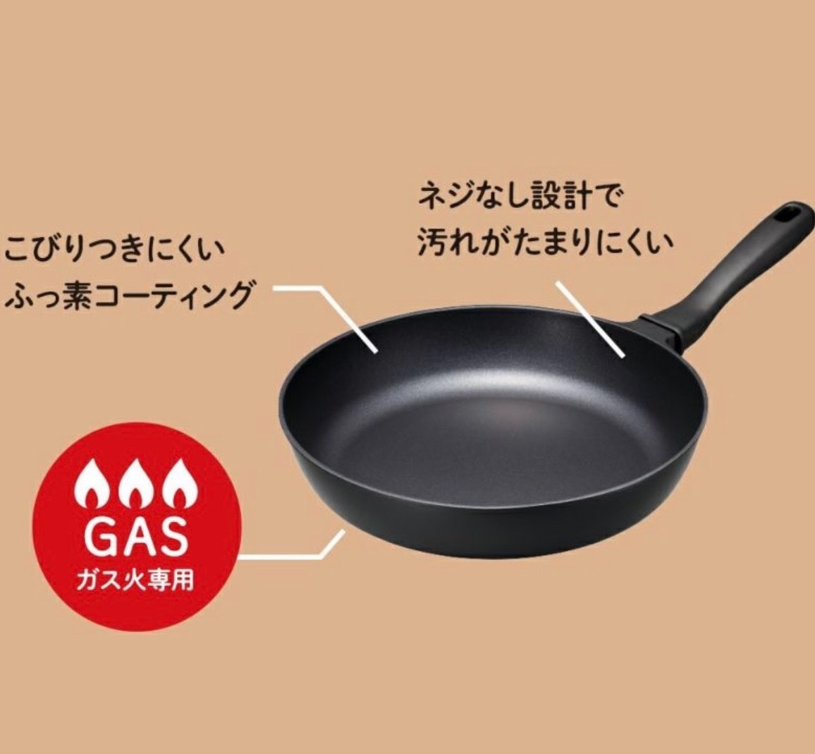 Gorilla Pinch 5-Piece Gas Stovetop Set, Doshisha, Japan lightweight frying pan