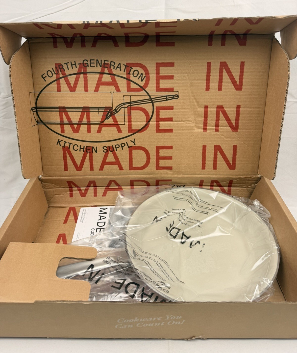 Made In Cookware – 10” Ceramic Non-Stick Frying Pan 5-Ply Stainless Clad | New