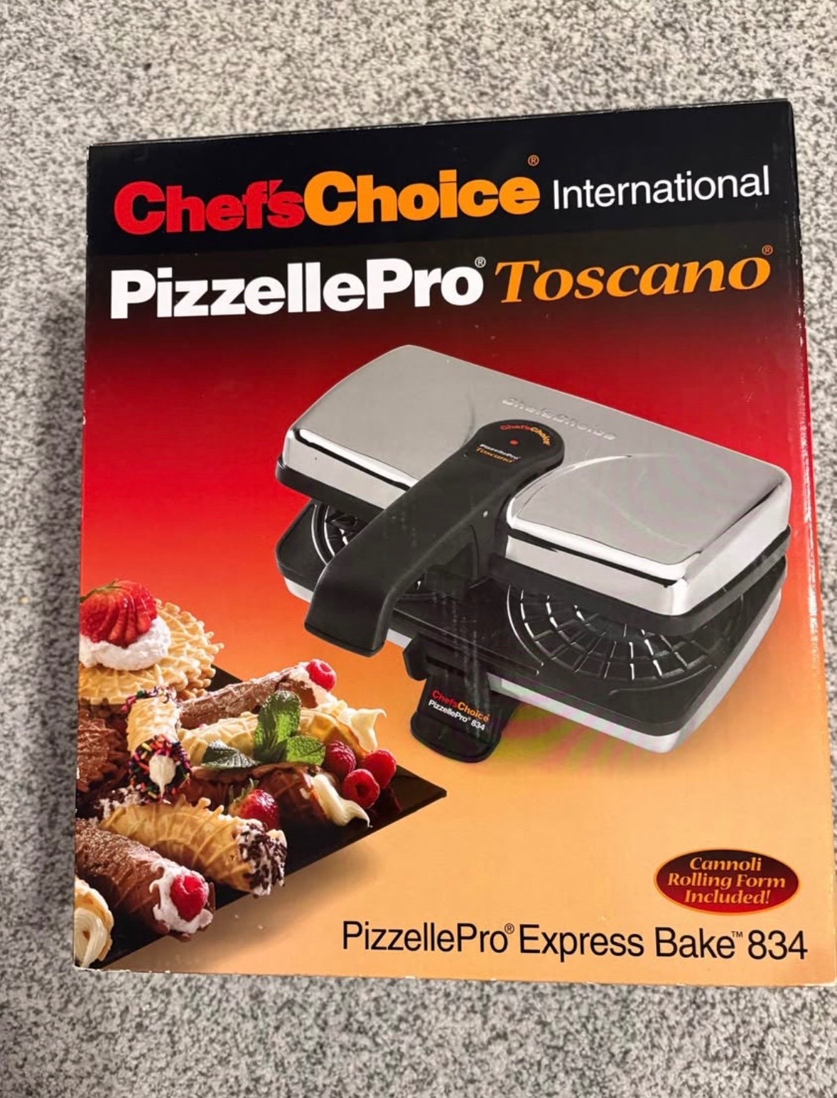 chefs choice pizzelle pro 834