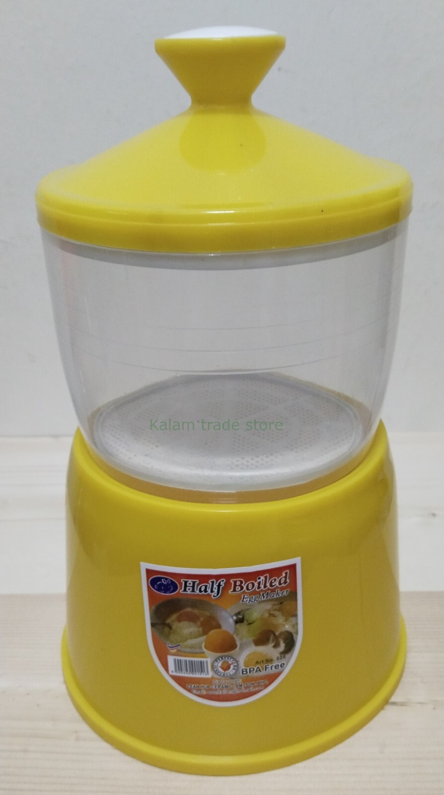 Yellow Color Half Boiled Egg Maker