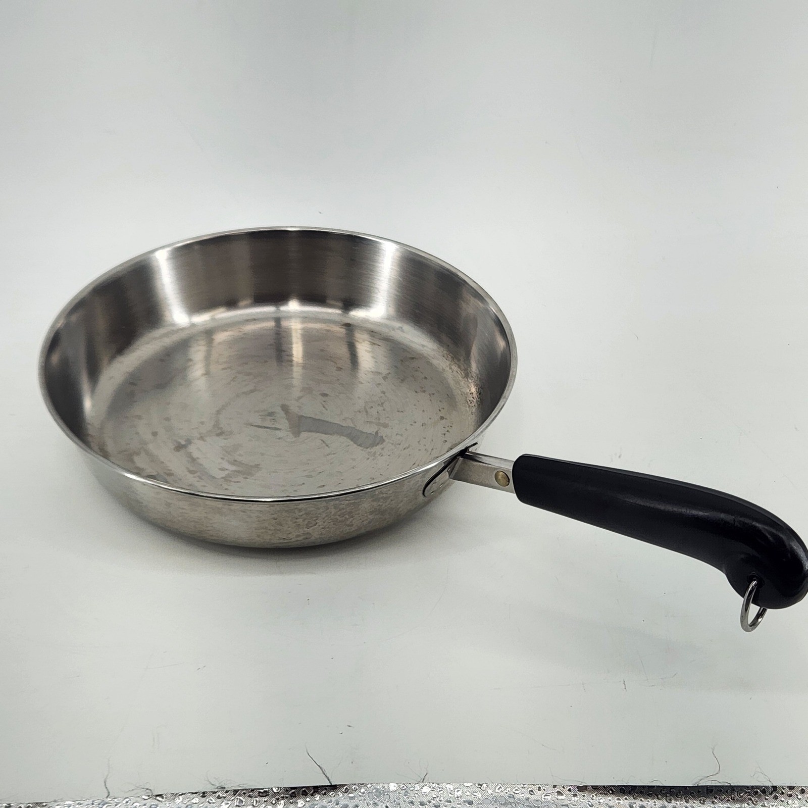 Revere Ware 2059 9.5 Inch 23cm Stainless Steel Skillet Fry Pan Korea d 89 A