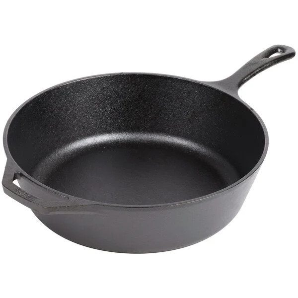 Lodge L10DSK3 12″ Pre-Seasoned Cast Iron Deep Skillet