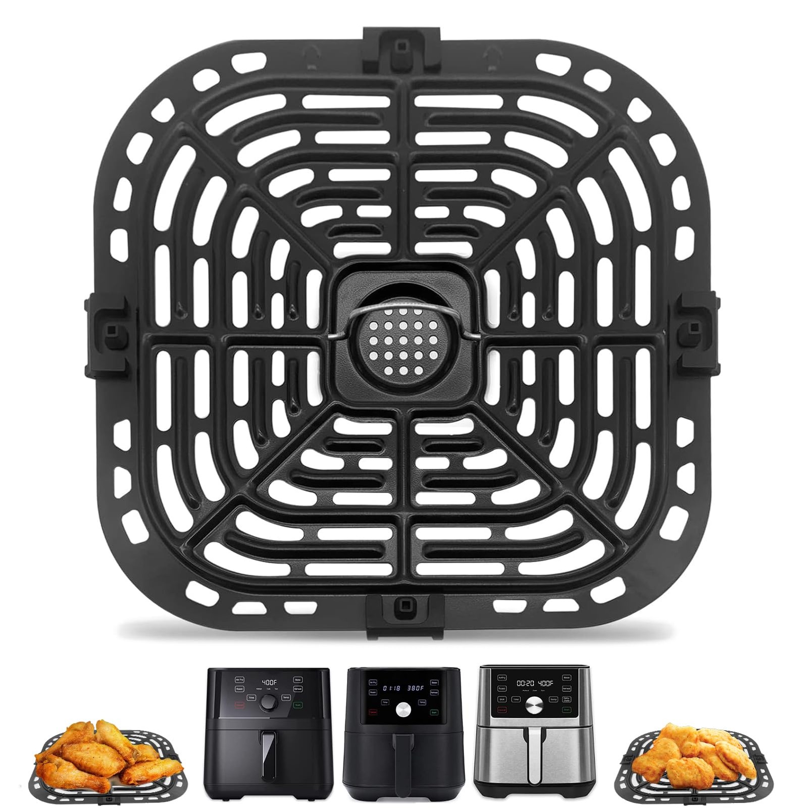 GXF Air Fryer Grill Pan for Instant Pot Vortex Plus 6 in 1 5.7QT 6 QT Gourmia…